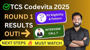 TCS CodeVita 2025 | Round 1 Results are Announced What NEXT ????
