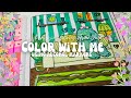 Color with me in sunny Vibes, Loves & Hugs | satisfying Coloring ASMR | relaxing & cozy vibes #asmr