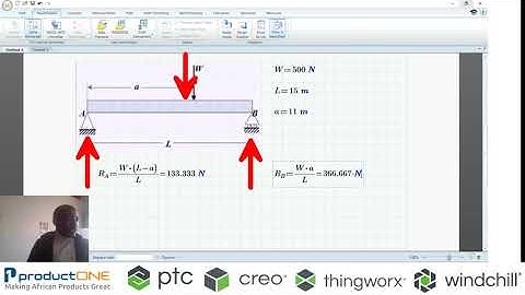 Beam loading calculation using Mathcad