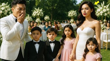 Mời vợ cũ đến đám cưới để sỉ nhục, tỷ phú quỳ gối bật khóc khi thấy cô xuất hiện cùng 4 đứa trẻ