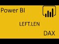 Power BI.DAX.Текстовые функции.LEFT.LEN