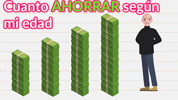 ¿Cuánto dinero debería tener a mi edad?