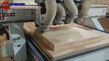 Máy CNC Router 4 đầu SM 1325 B4 I Máy CNC Router Cắt Ván Công Nghiệp | Quốc Duy