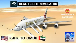 Emirates A380 Emergency Landing - New York to Dubai - RFS | Real Flight Simulator