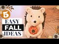 🌟 DIY Fall Tiered Tray Decor | 5 Easy Crafts You Can Make Today! 🍂🍁