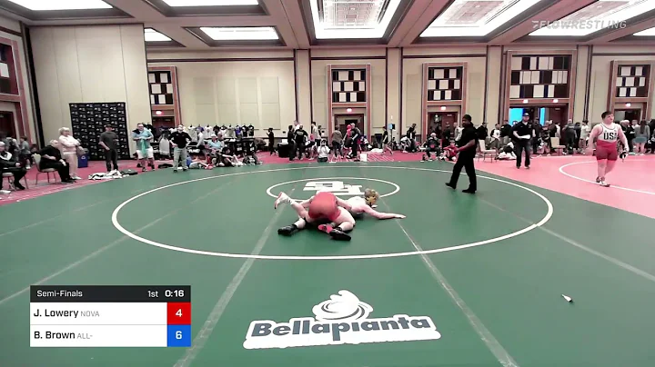 149 Lbs Semifinal - Justin Lowery, NOVA Wrestling ...