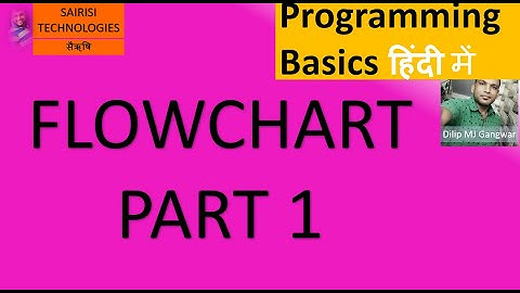FlowChart Tutorial for Beginners in Programming Part 1