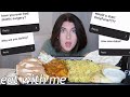 answering questions i've been avoiding MUKBANG