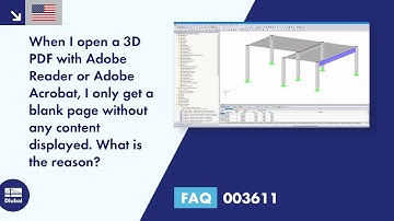 [EN] FAQ 003611 | When I open a 3D PDF with Adobe Reader or Adobe Acrobat, I only get ...