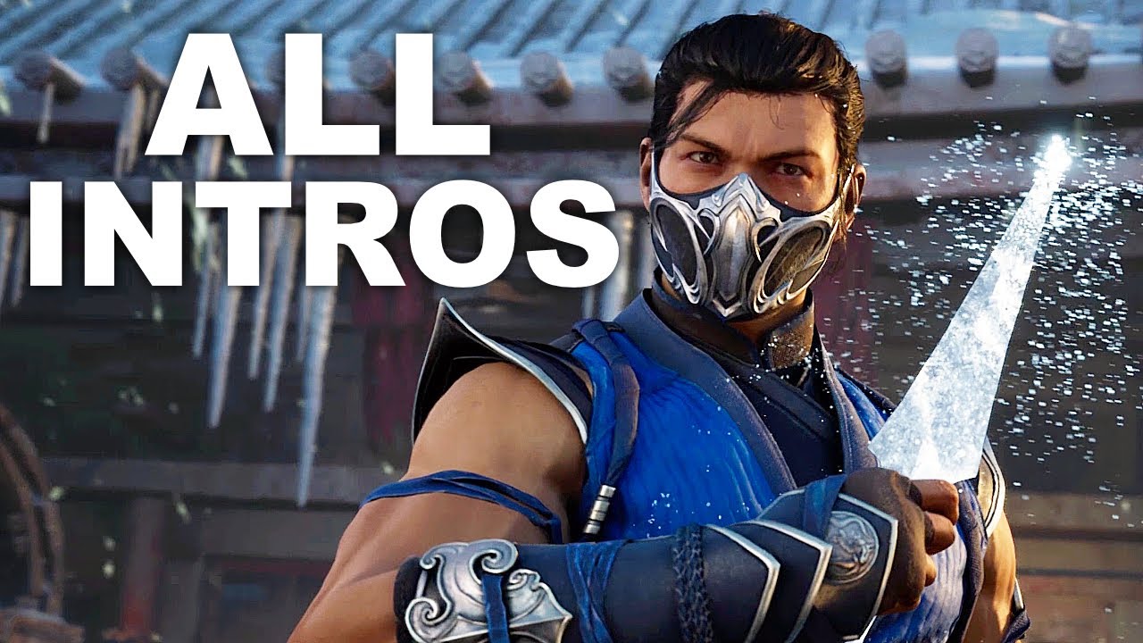 MORTAL KOMBAT 1 Sub Zero All Intros MK1 YouTube