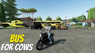 2 NEW HELICOPTERS AND BUS FOR COWS | FARMING SIMULATOR 22 #54 IN HINDI