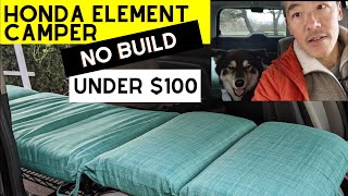 Honda Element Camper: No build design for under $100