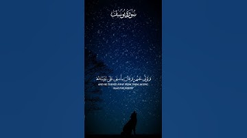 آيات من سورة يوسف بصوت الشيخ خالد الجليل ❤ #اكسبلور #المصحف #duet
