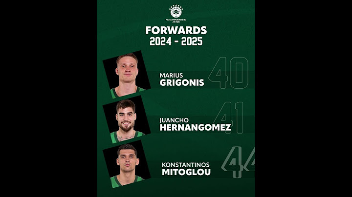 Roster 2024-2025 | Panathinaikos BC AKTOR