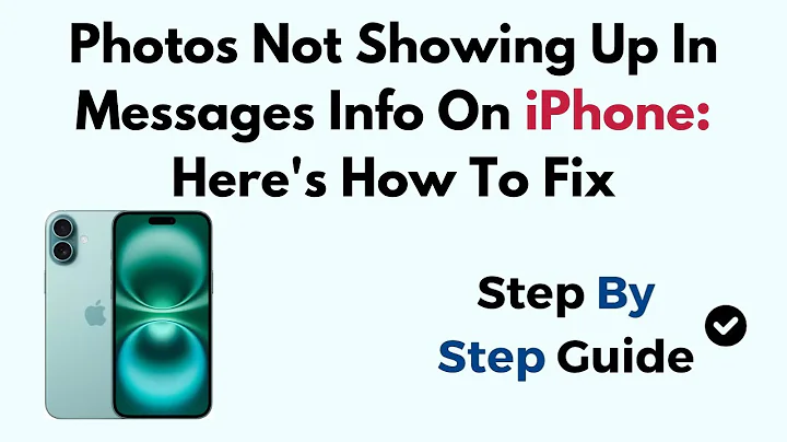 Photos Not Showing Up In Messages Info On iPhone: Here's How To Fix