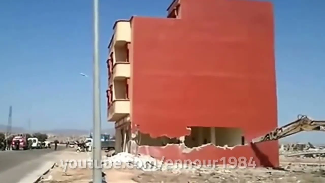 أسرع عملية هدم منزل بالمغرب أكثر من 120مليون سنتيم ظاعت في 5 دقائق