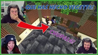 Willy INVISIBLE DESRTUYE la casa de Quackity y culpa a Vegetta - Mejores momentos Karmaland