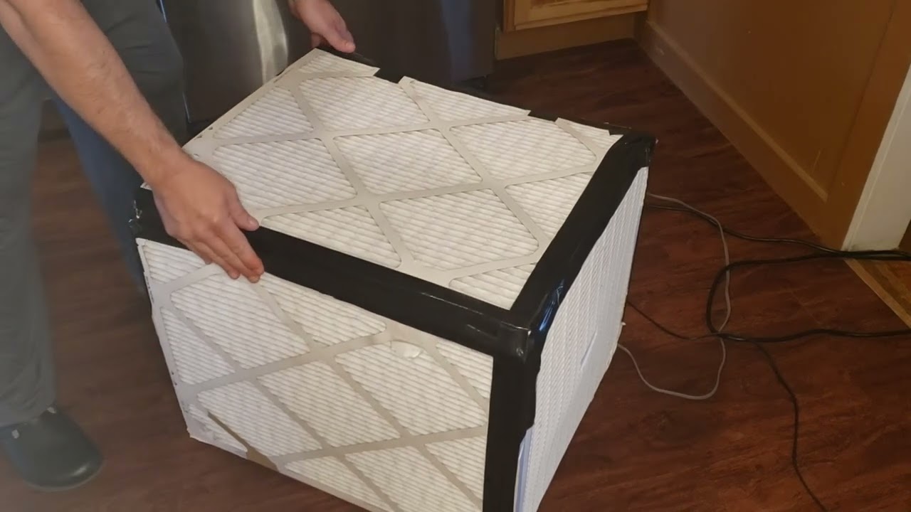 Allergen / pet dander trap breathe better on the cheap with this diy air purifier.  easy to build