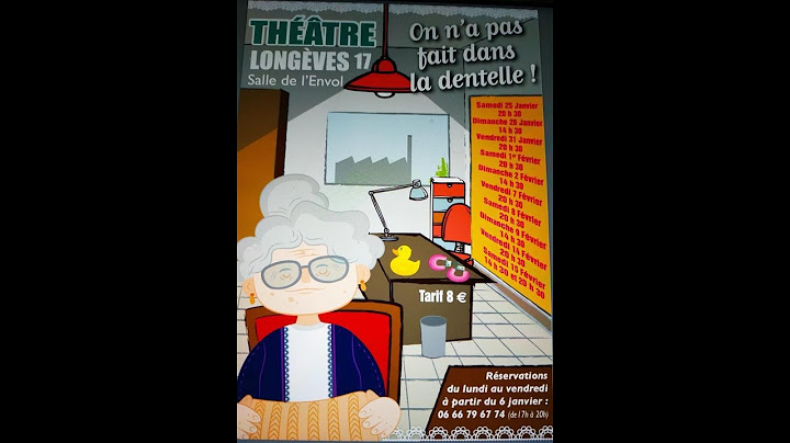 On n'a pas fait dans la dentelle de FRED GIRAUDET  2020 salle de l'ENVOL THEATRE LE PRE VERT 17230