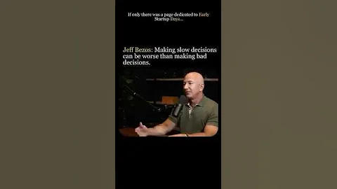 Jeff Bezos: This Mistake Kills More Startups Than Failure Itself 🚨 thumbnail