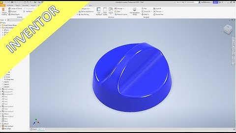 Drehschalter - Rotary Switch - Inventor 2023 Training - Surfaces