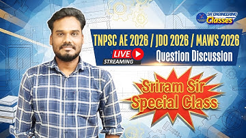 🔴 LIVE Crack AE/JDO/MAWS Easily! | High-Weightage Q&A by Sriram Sir | Exam Special 🚀