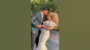 لقطات من حفل زواج حارس المرمى لمنتخب المصري محمد ابوجبل من ملكة الجمال الجزائرية سمارة يحي 