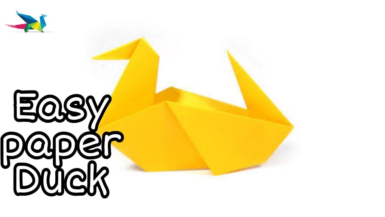 Easy Paper duck step by step : origami duck || paper craft || - YouTube