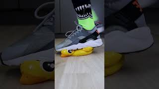 Experiment: Sneakers vs Inflatable Duck | Crushing Crunchy & Soft Things by Shoes! #shorts screenshot 2
