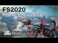 6dof motion simulator  fs2020 boeing stearman test at ferte alais