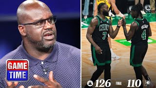 NBA Gametime reacts Jaylen Brown pulls Celtics away 126-110 from Pacers in Game 2 after All-NBA snub