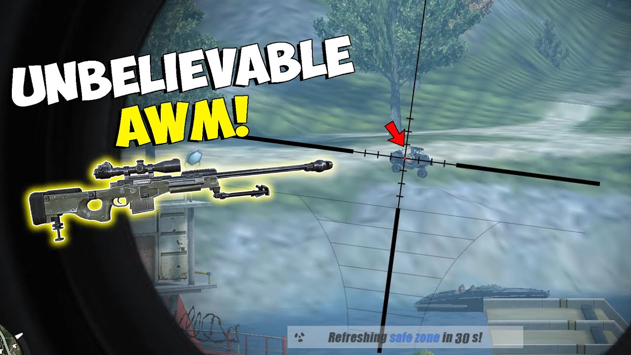UNBELIEVABLE AWM SHOT! (ROS GAMEPLAY) - YouTube