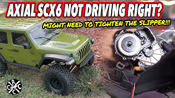Axial SCX6 Not Driving Right? It May Be A Loose Slipper. Here