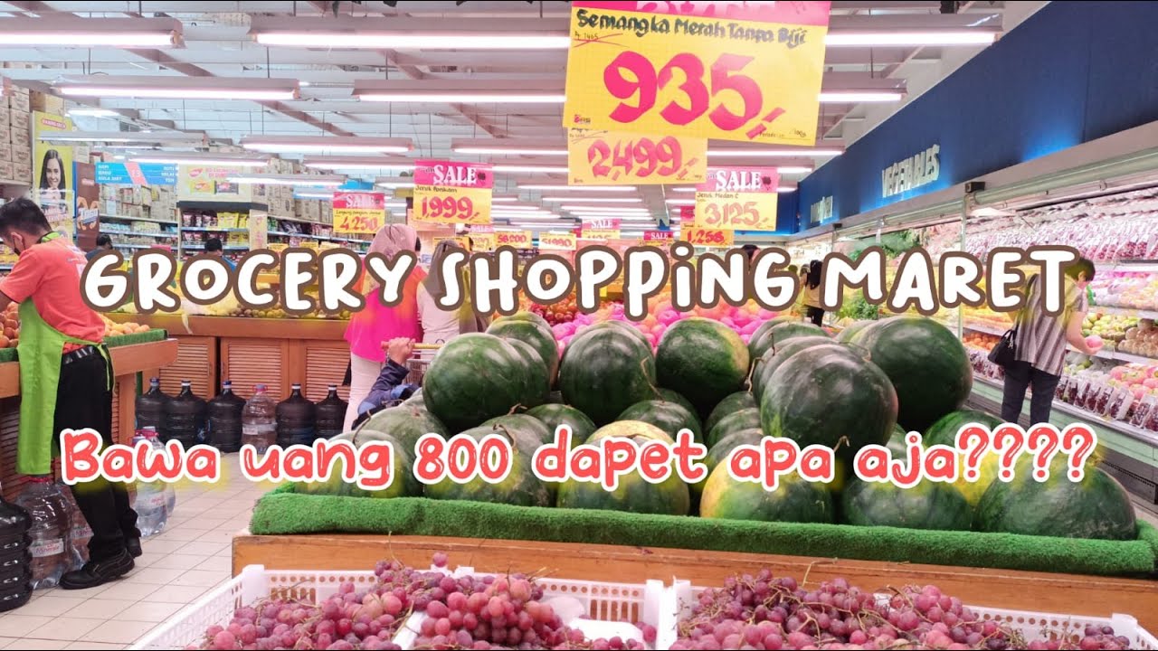 Grocery shopping IndonesiaBelanja bulanan hematTips belanja bulanan