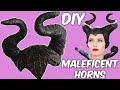 DIY MALEFICENT horns. HALLOWEEN HOMEMADE COSTUMS