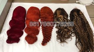 Summer hot sale wigs.  100% human hair. soft silky and smooth. Whatsapp:+8617860776268 screenshot 5