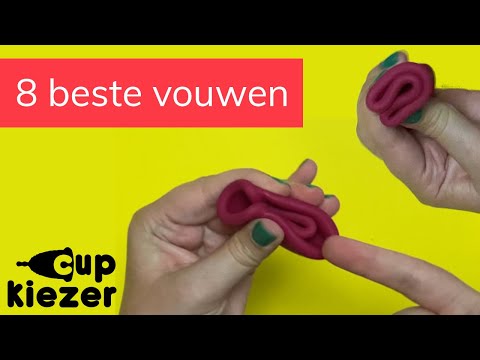 De 8 beste manieren om je CUP te vouwen! → menstruatiecup indoen