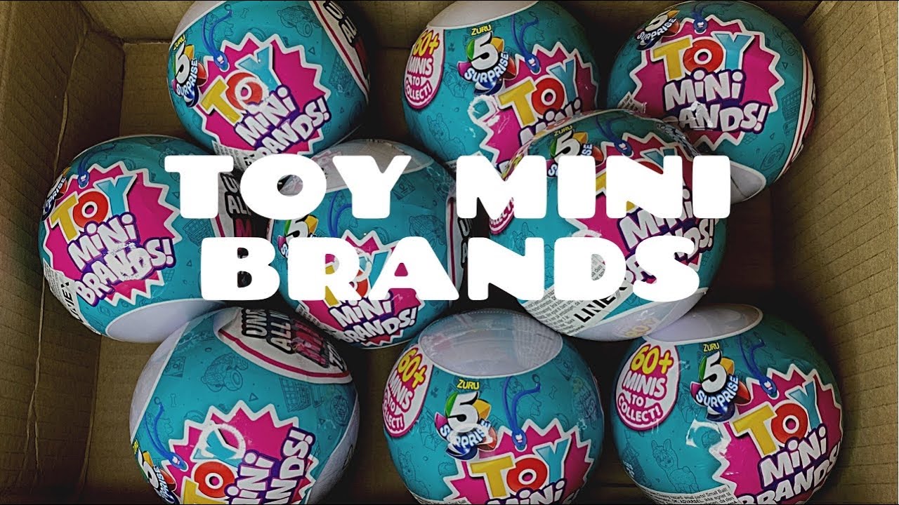 Zuru 5 surprise Toy Mini Brands unboxing YouTube