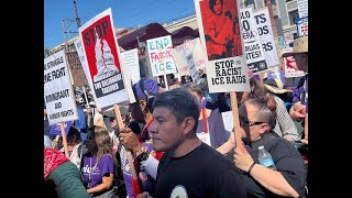 Thousands Rally & March On Labor Day In SF Against Attacks On Labor, Immigrants & Gaza Genocide