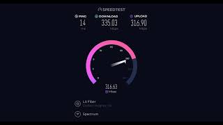 Spectrum Fiber Speedtest