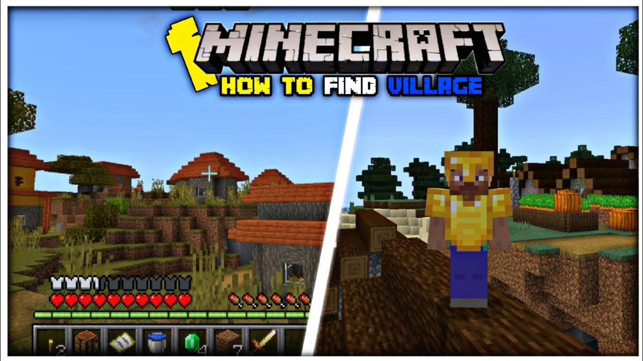 HOW TO FIND VILLAGE IN minecraft trial 😱#feed #viral #trending - YouTube