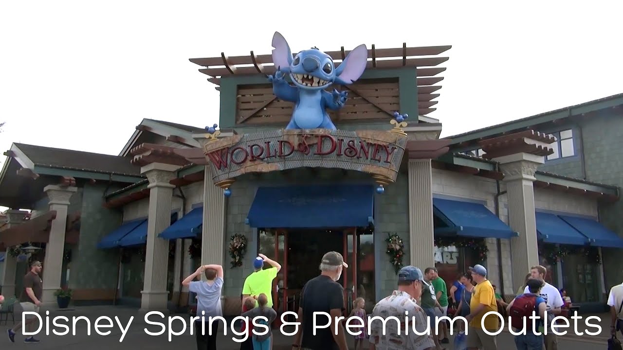 Florida 2015 Shopping at Disney Springs & Premium Outlets YouTube