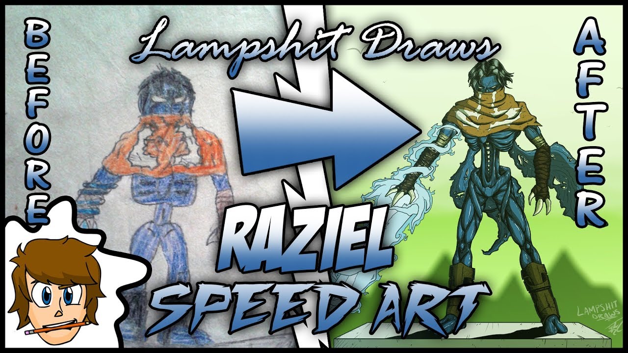 Raziel Soul Reaver Speed Art | Lampshit Draws