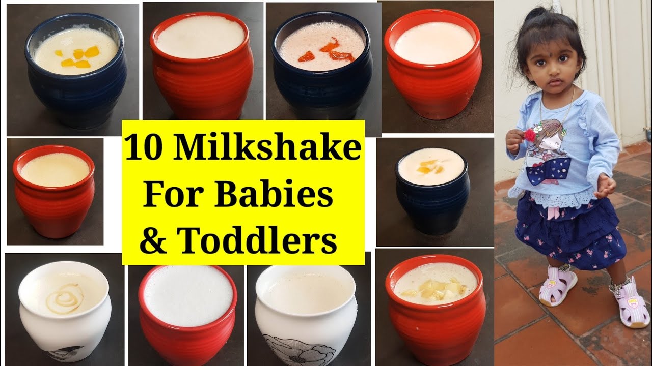 10 Milkshake Recipes For Babies & Toddlers in Tamil Best Weight