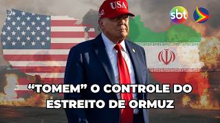 Trump pressiona aliados e sugere controle do Estreito de Ormuz em meio à guerra contra o Irã