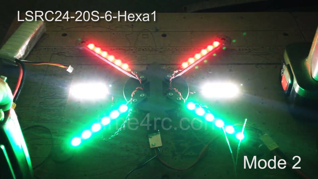 LED lighting controller module for hexacopter F550 S550 680PRO