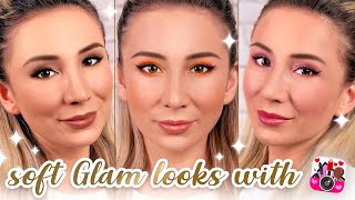 3 Everyday soft glam looks! 3 mins to see which glam looks suit you | Glam Makeup | Makeup apps screenshot 2