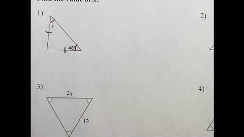 Geometry - Base Angle Theorem