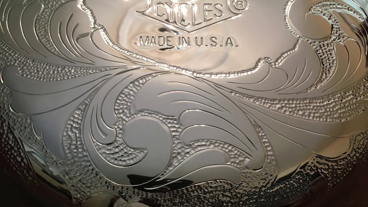 Harley Davidson parts we engraved and had triple plated YouTube