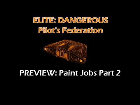 Elite: Dangerous Preview - Paint Jobs 2 of 2